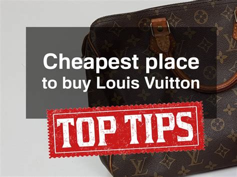 where is louis vuitton cheapest in europe|louis vuitton jewelry cheapest country.